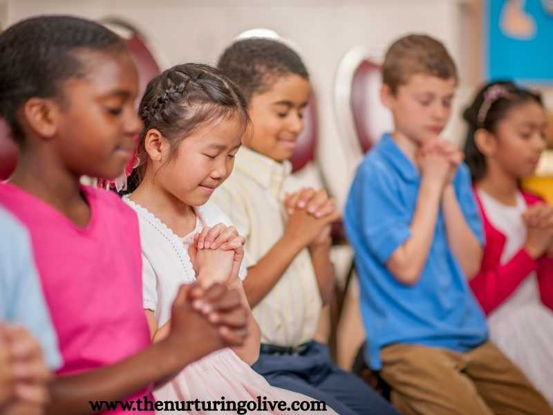 children-raised-to-love-Jesus-are-seen-praying-happily