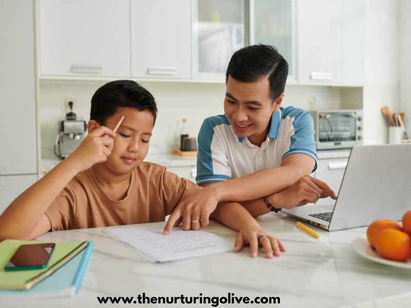 Parent-teaching-child-at-home-a-homeschooling-guide-for-parents