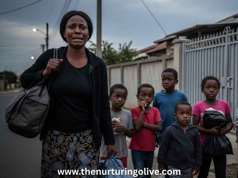 When-Blood-Is-Not-Enough-a-woman-crying-on-the-street-with-her-five-children-after-a-marrige-breakup
