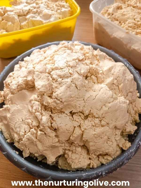 Smooth homemade pap prepared from scratch with clean texture ready for cooking