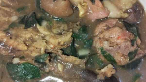 Ofe Nsala recipe authentic Nigerian white soup freshly cooked and served hot