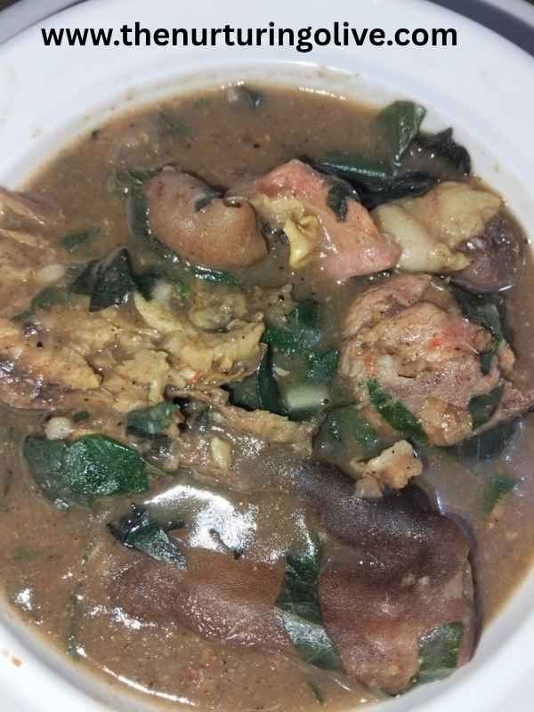 Ofe Nsala recipe authentic Nigerian white soup freshly cooked and served hot